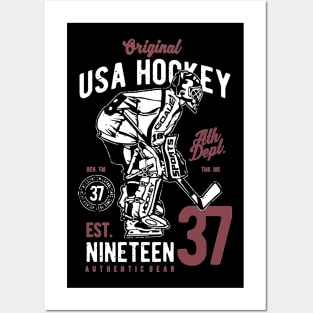 USA Hockey Posters and Art